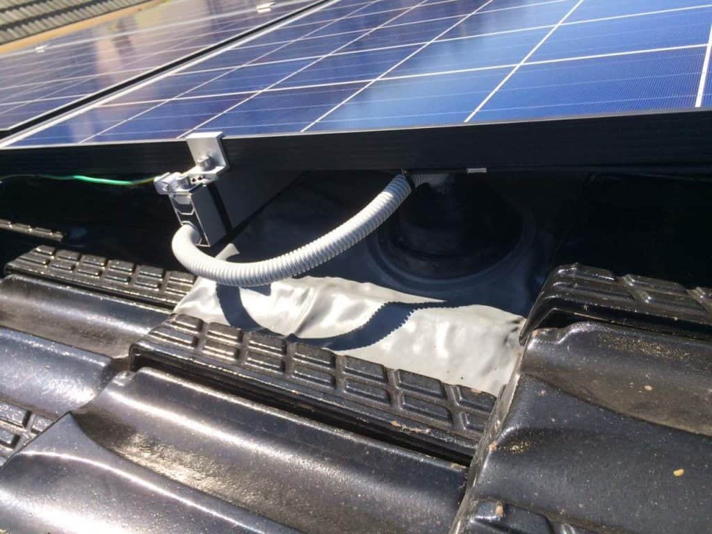 solar roof penetration flashing
