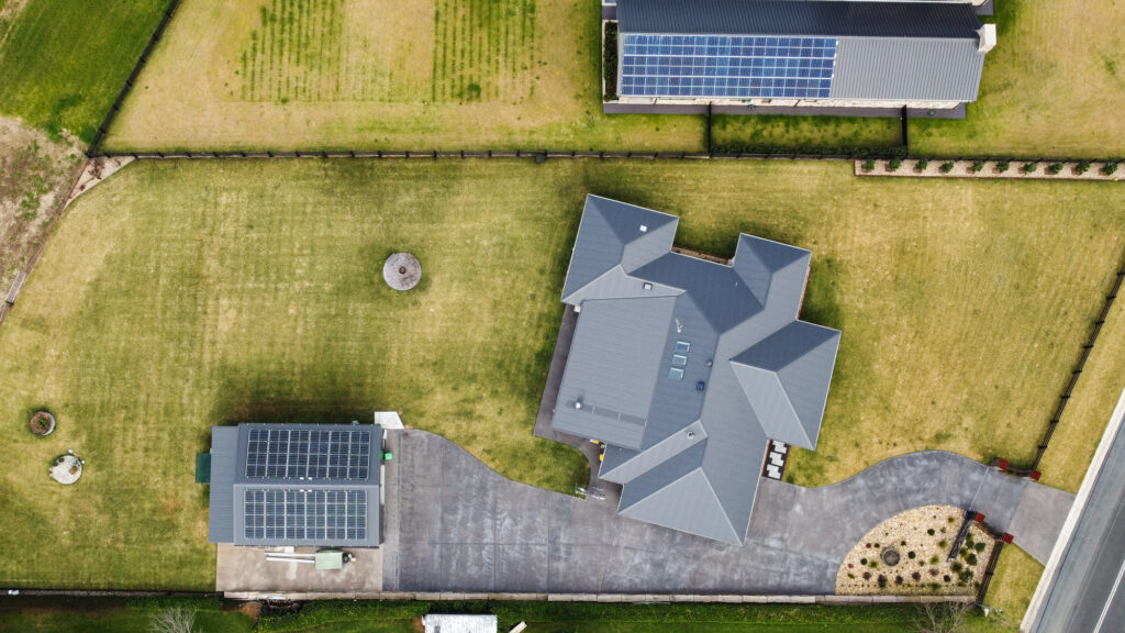 Solar panels installed by Solarbank on a roof reducing energy bills